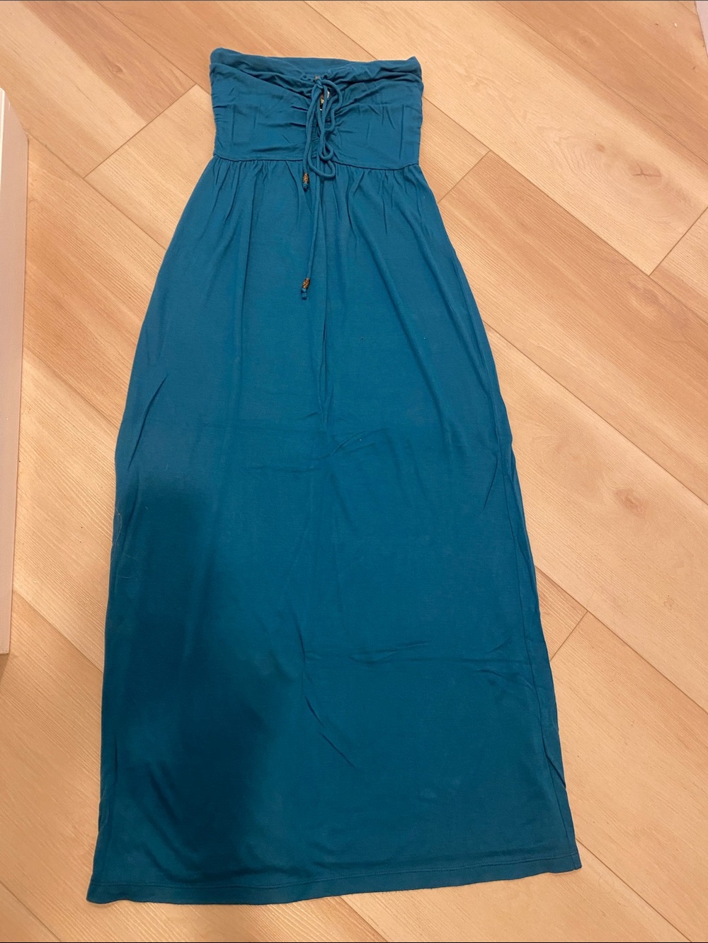 Diane Von Furstenberg Teal Dress with Logo Tag